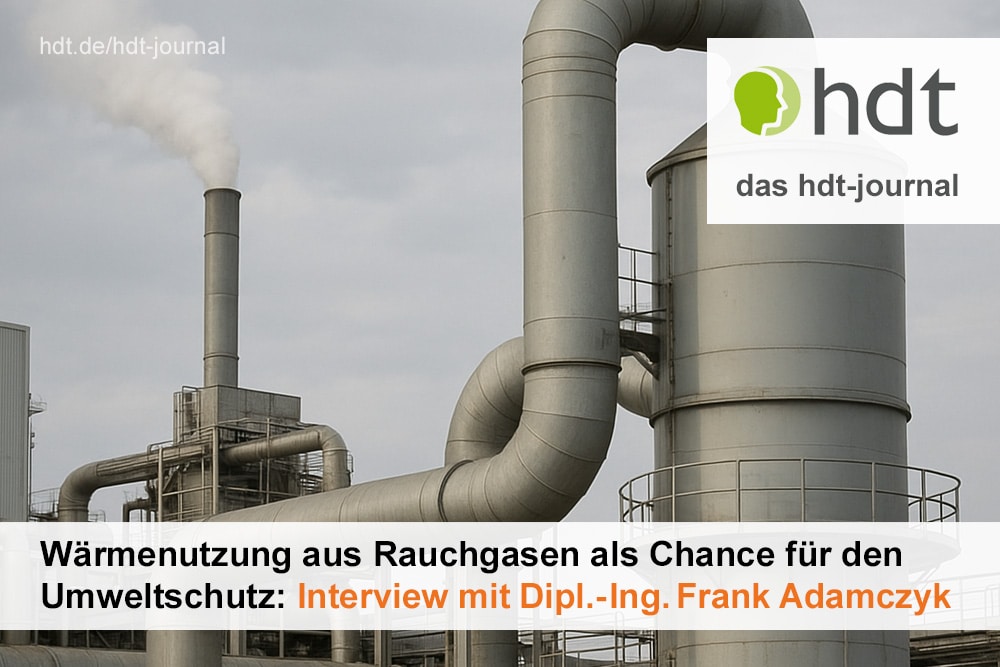 Wärmenutzung aus Rauchgasen als Chance für den Umweltschutz: Interview mit Dipl.-Ing. Frank Adamczyk