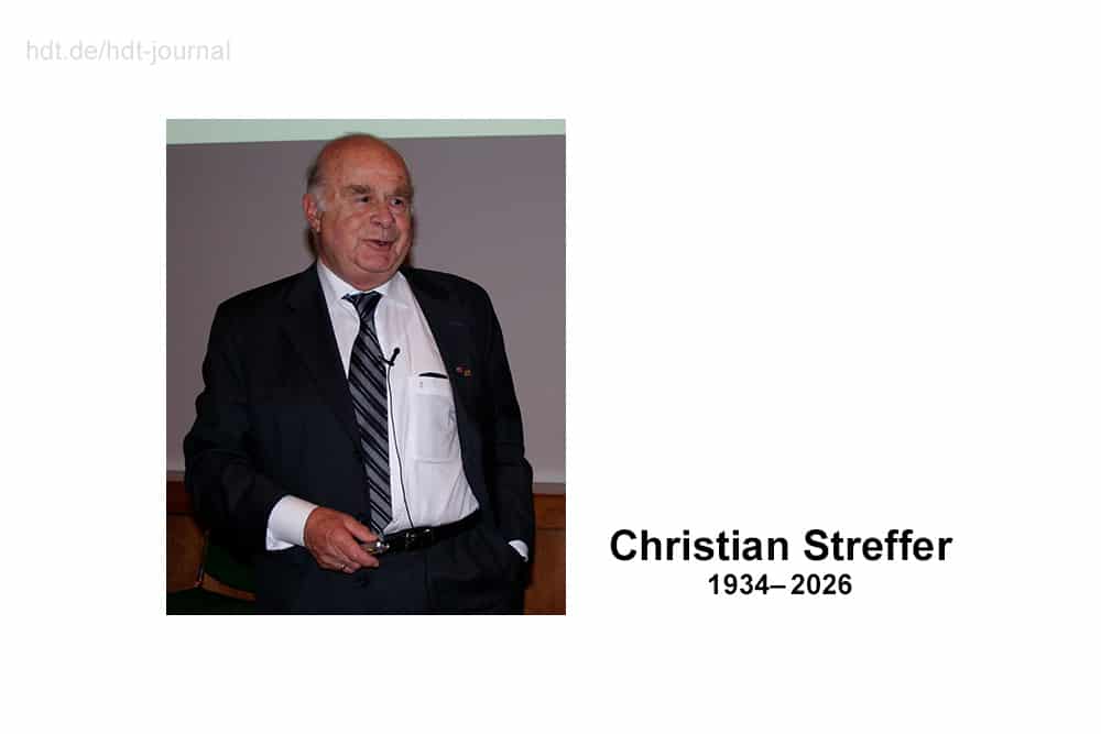 Haus der Technik e. V. trauert um Prof. em. Dr. rer. nat. Dr. med. h.c. Christian Streffer
