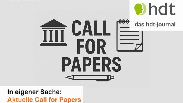 In eigener Sache: Aktuelle Call for Papers